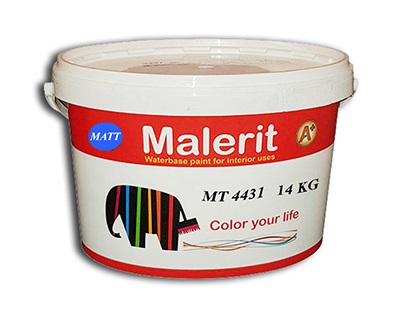رنگ اکریلیک سفید مات مالریت کاپارول 15 کیلو